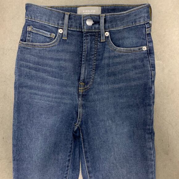 EVERLANE | The Way-High® Skinny Jean Size 25 Authentic Blue - Picture 4 of 8